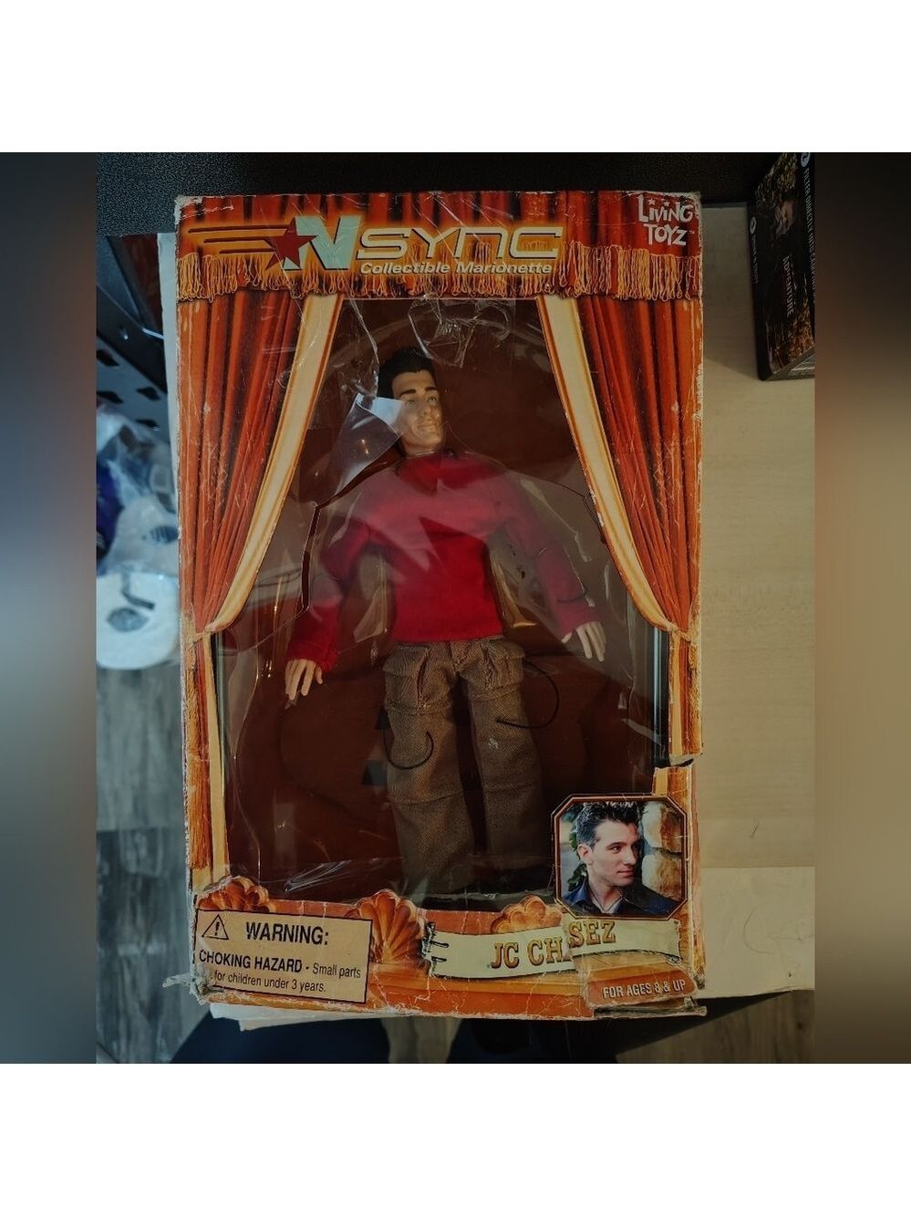 NSYNC JC Chasez Collectible Marionette Doll - Living Toyz 2000